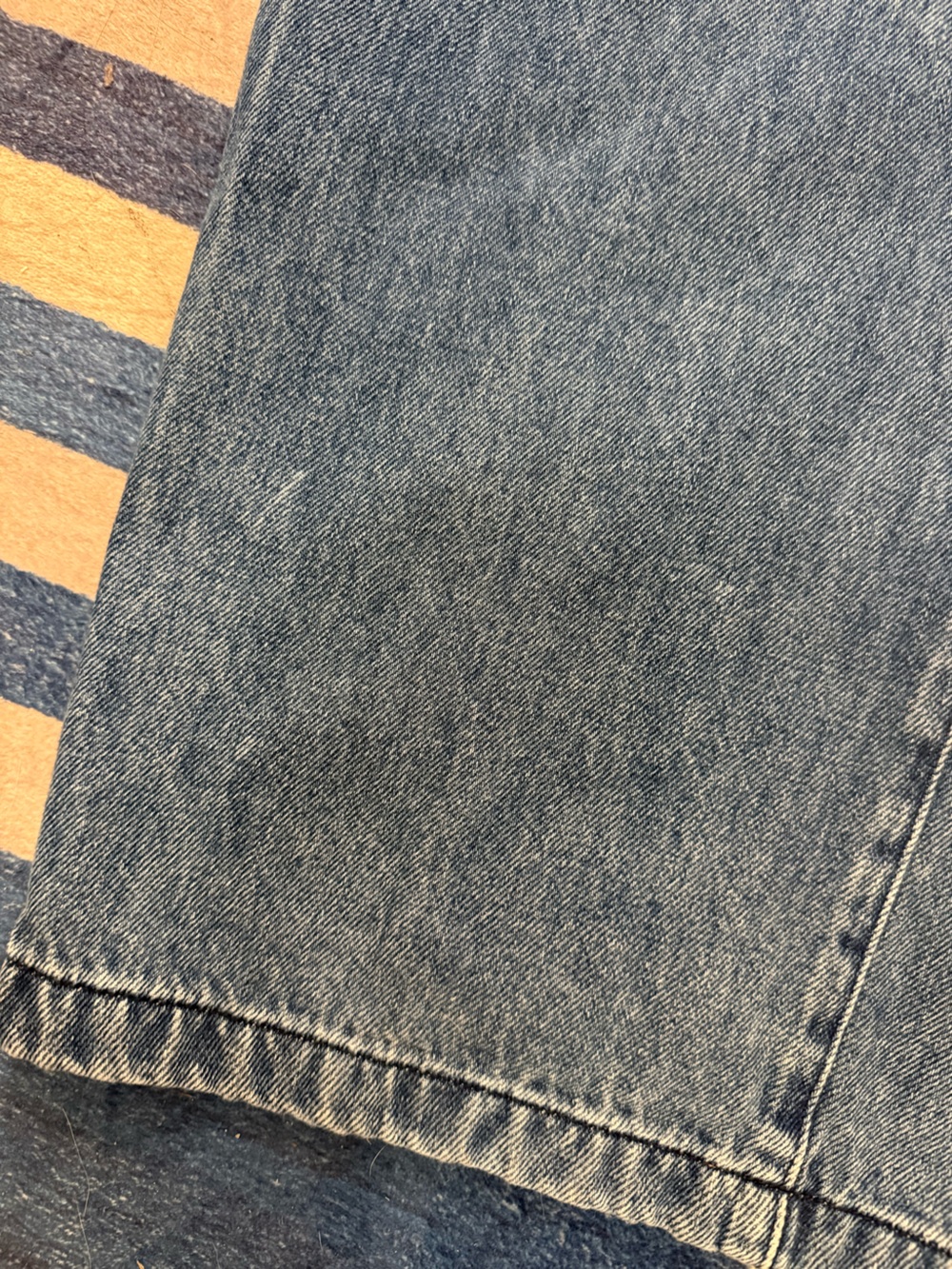 Pilcro Mid-Blue Wide Leg Jeans - Picture 8 of 8